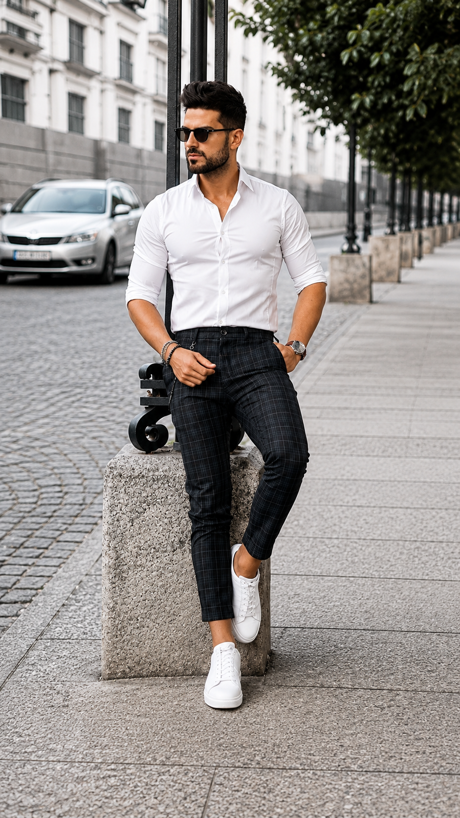 Men's Premium White Shirt - Image 2