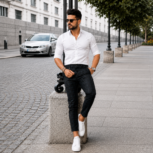 Men's Premium White Shirt